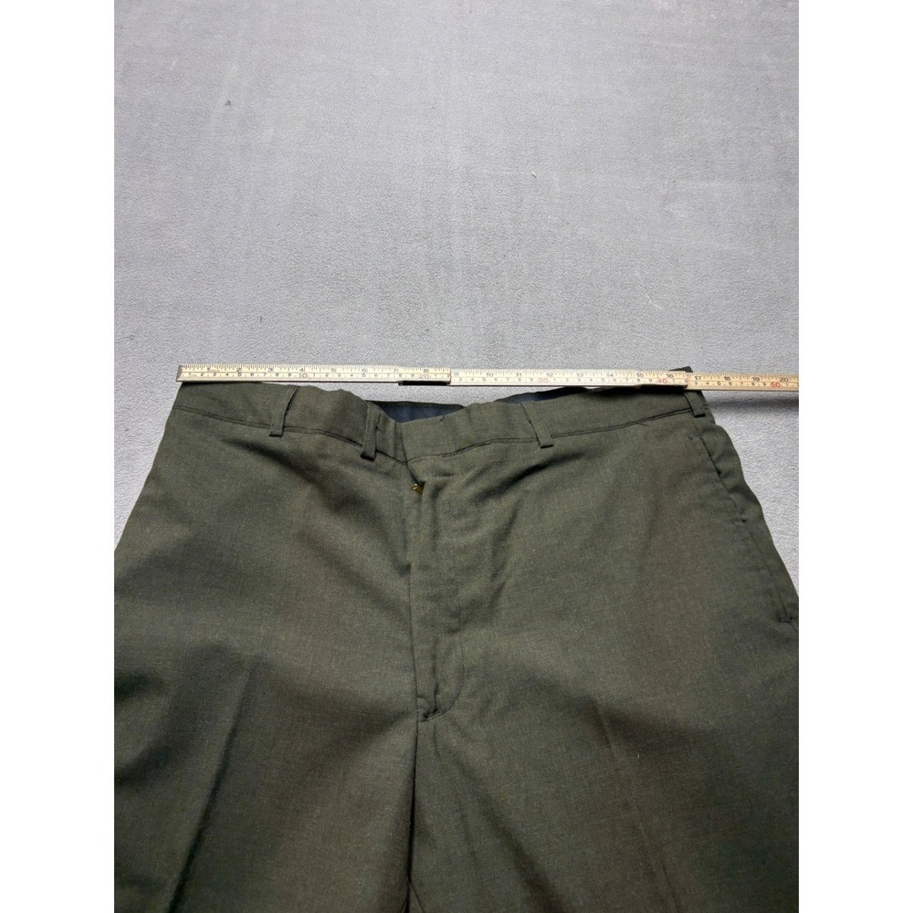 Vintage USMC Service Alpha Uniform Set Green Wool Jacket 44L Trousers 38S 1986 - Picture 11 of 13